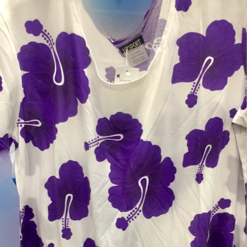 Purple Hibiscus Dress